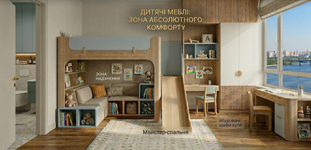 детская мебель на заказ Киев безопасность развитие Design City Мебель
